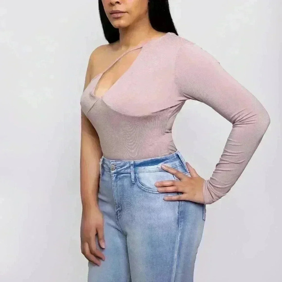 My Side of the Story One Shoulder Bodysuit - Picture 1 of 2